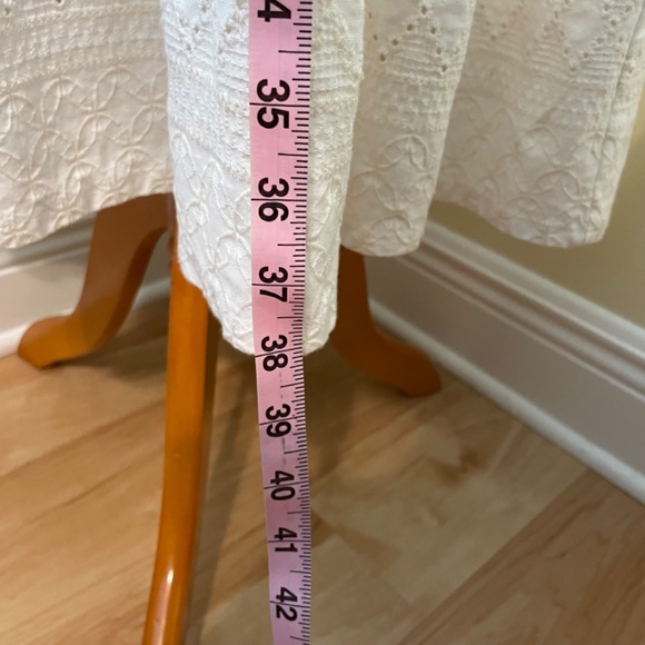 Anthropologie Maeve XS Maxi dress soft t shirt material eyelet Like New - Picture 12 of 13